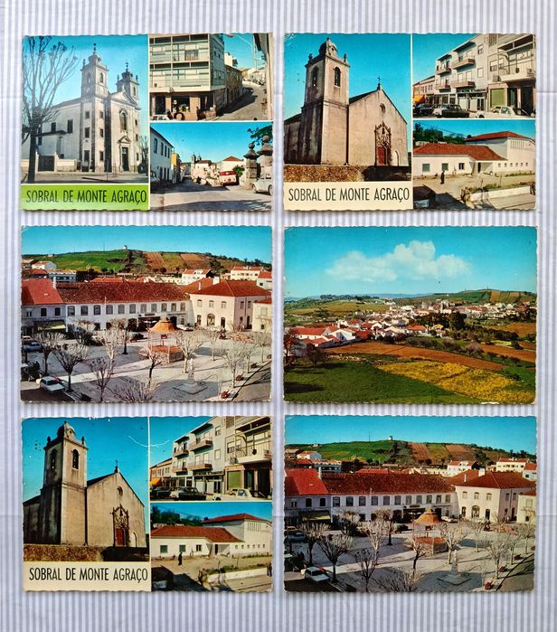 POSTAIS: Estremoz, Aveiro, Braga, S. M. Agraço, Ponte Lima, Nazaré