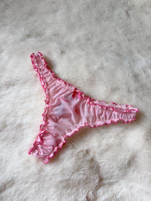 Rożowe majteczki stringi juicy couture xs
