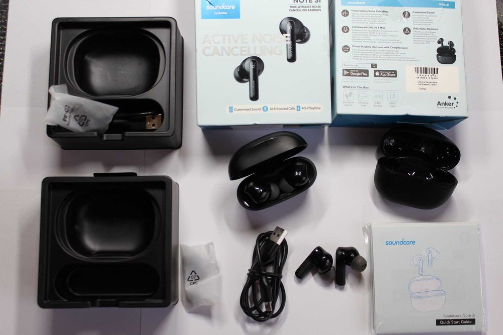 Наушники Anker SoundCore Note 3i Black ANC TWS оригінал