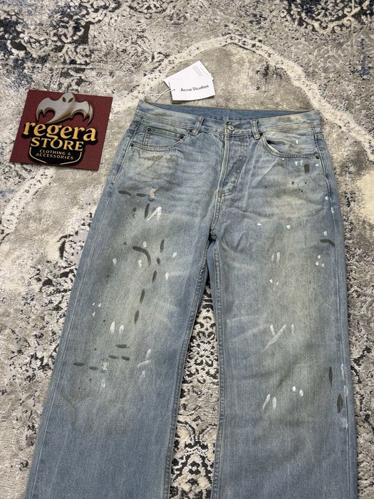 Джинсы Acne Studios bootcut relaxed fit jeans 2021 акне студио flared
