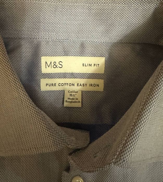 Чоловіча сорочка M&S розмір 39-40