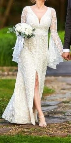 Suknia ślubna DAMA Couture Pocahontas | Rozmiar S / 173 cm + 5 cm | Stan Idealny