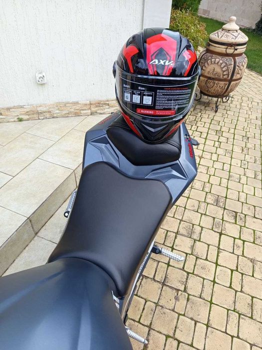 Электромотоцикл 120км/ч Ninja R 2950W LiOn Електробайк 55AH 2026 Сірий