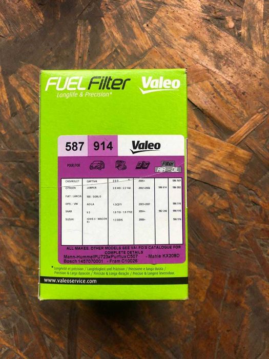 Паливний фільтр Valeo 587914