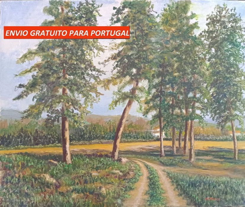 Quadro de Coleção: Óleo Sobre Tela "Paisatje" por A. Ribera