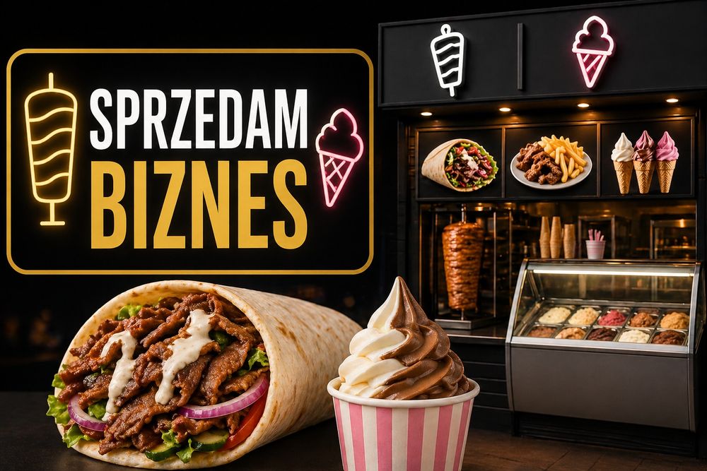 Sprzedam biznes. Sieć punktow z lodami plus kebab stacjonarnie