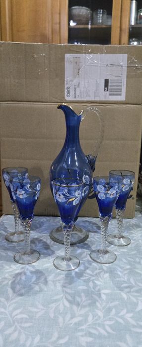 Copos de licor - Jarra + 5 copos