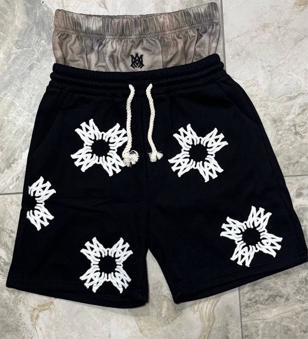 Amiri double belt | амири шорти | амири | amiri | shorts | black