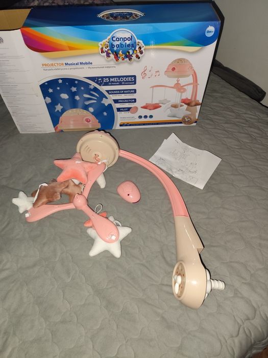 Мобіль Canpol babies з проектором, 25 мелодій, пульт ДК