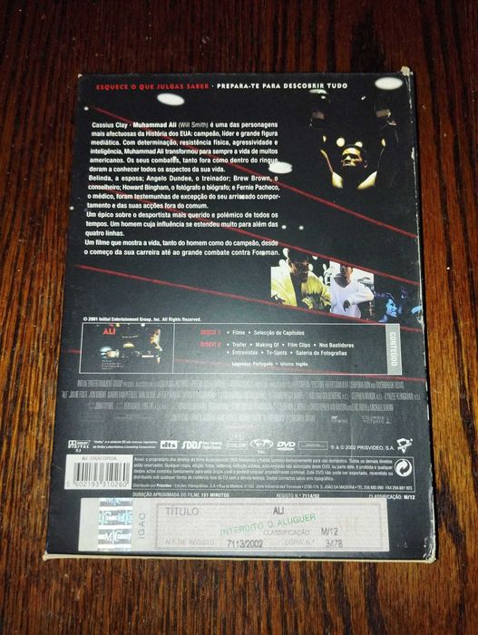 DVD - Ali - Esquece o que julgas saber