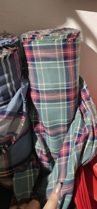 Tecido Xadrez 3 Cores disponíveis. 100% Algodão versão flanela (M)