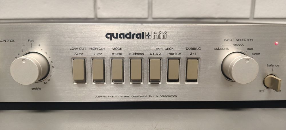 Wzmacniacz LUXMAN L-1A/ QUADRAL. Hi-fi stereo