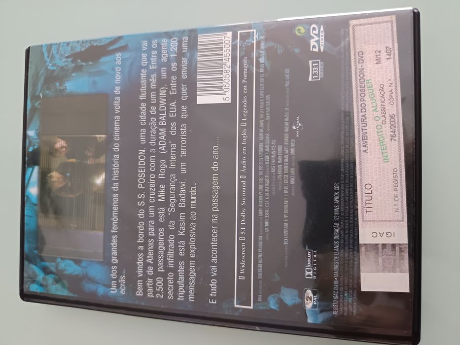 DVD a aventura do Poseidon