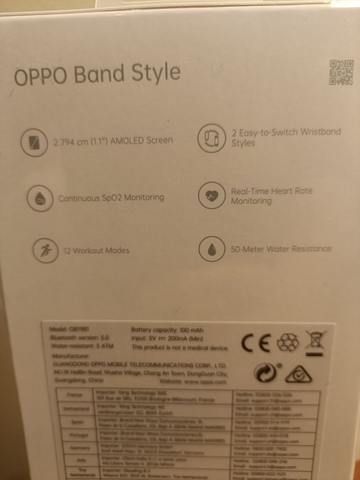 Pulseira Desportiva OPPO Band Style