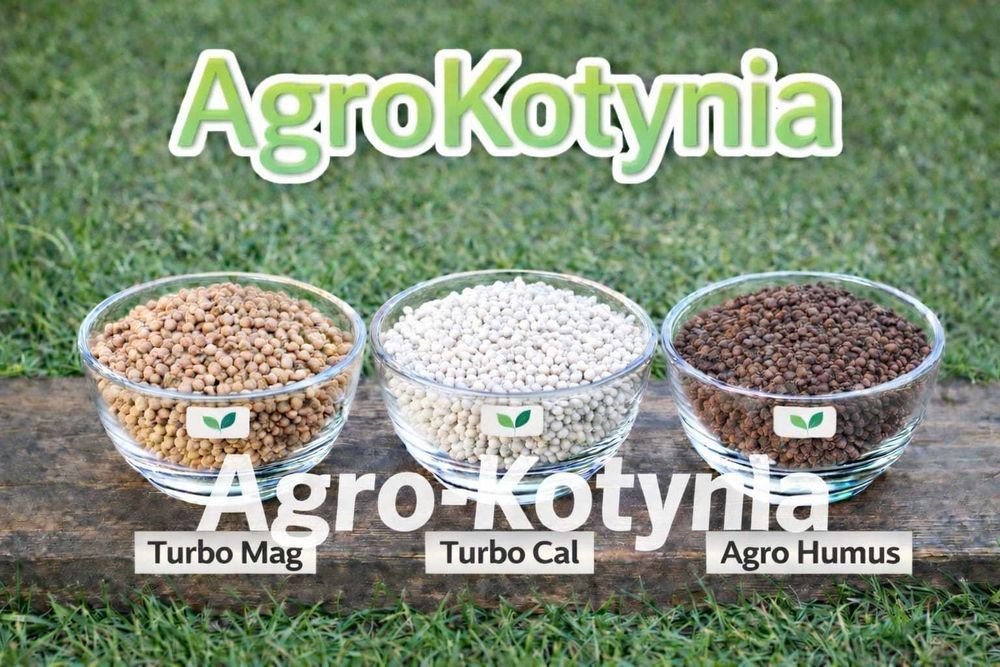 Wapno Granulowane TurboCal plus, Magnezowe TurboMag i Czarna Kreda.