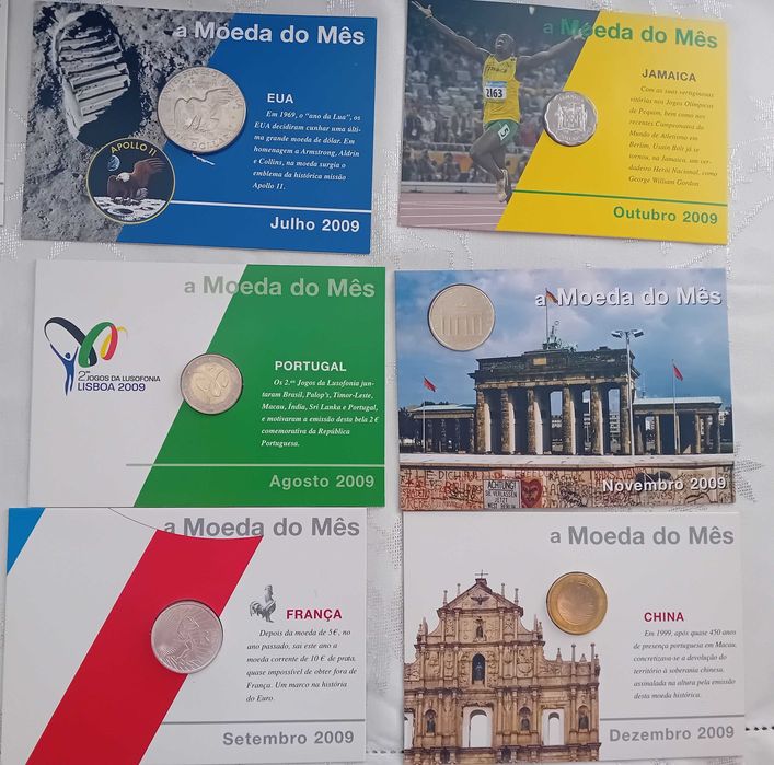 Numismática coleção Philae 12 meses, Ano 2009