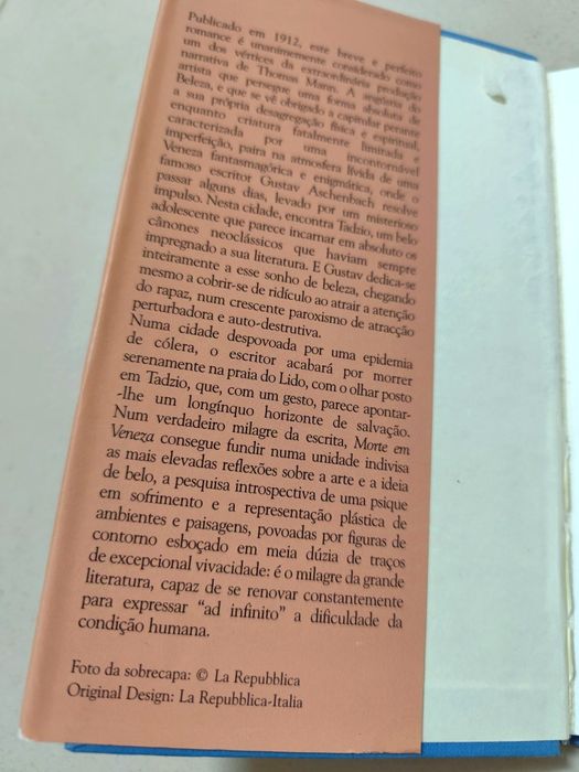 Livro: Morte em Veneza de Thomas Mann