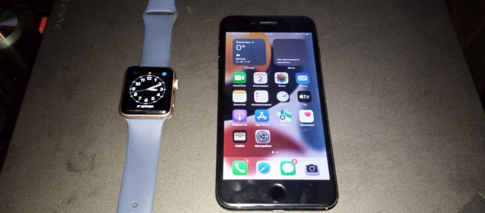 Iphone 7 128gb apple watch series 3 42mm 6 500 Olx