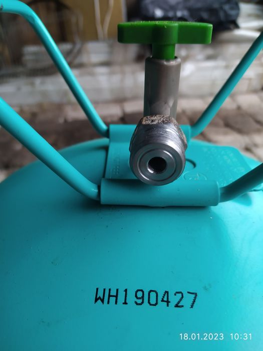 перехідник під газ пропан на фреоновий баллон подовжений