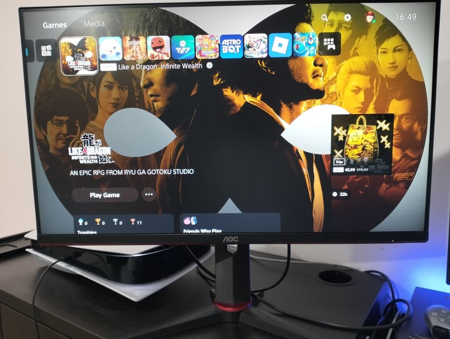 Monitor AOC 27G2U BK 27 polegadas