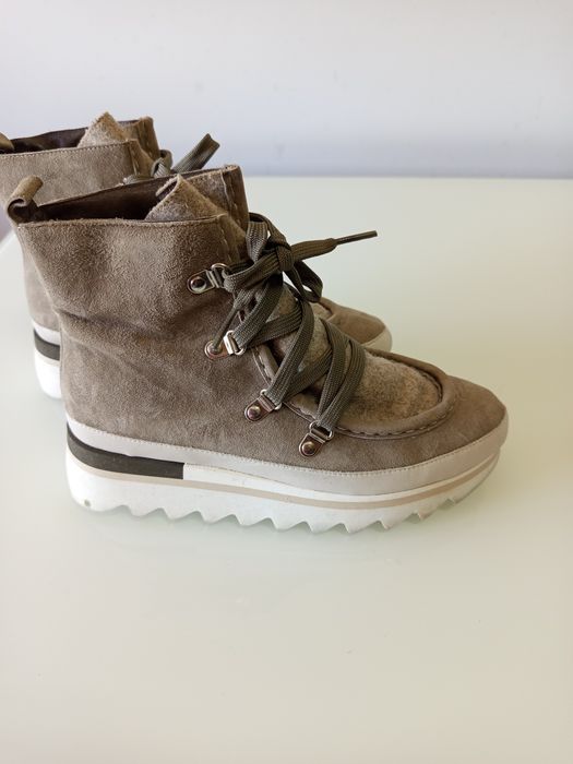 Botas senhora cor verde