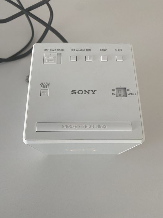 Radio despertador Sony