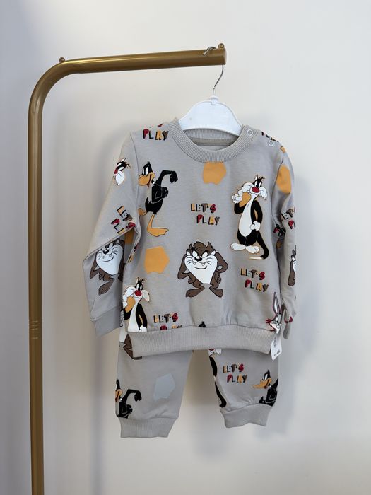 Komplet niemowlęcy bluza i spodnie 68/74