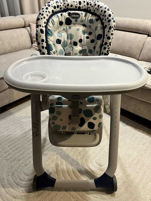 Krzesełko do karmienia dzieci chicco polly progrss 5