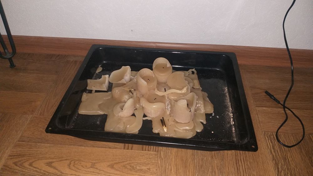 Парафин со свечей