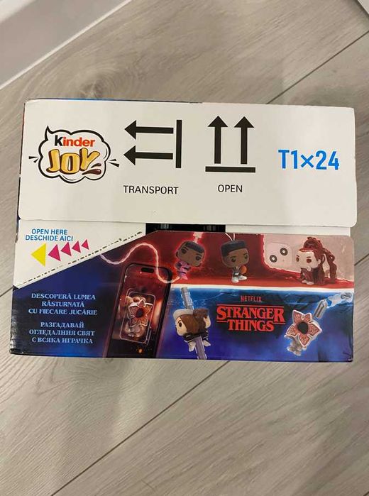 Kinder Joy Stranger Things (Дуже дивні справи) 24 шт x 20г (Funko Pop)