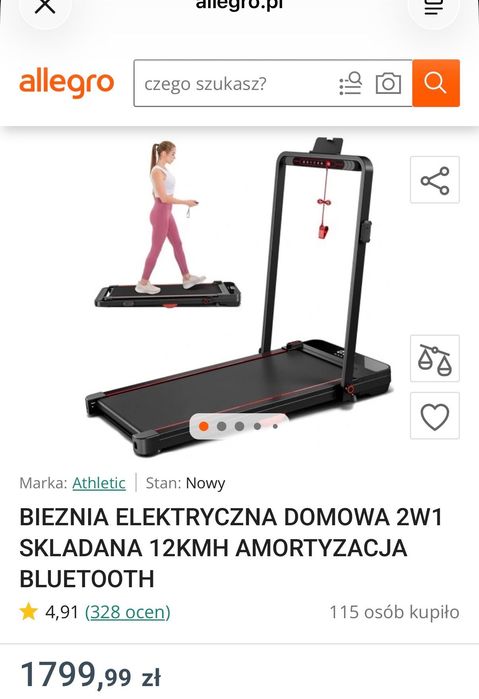 bieżnia elektryczna