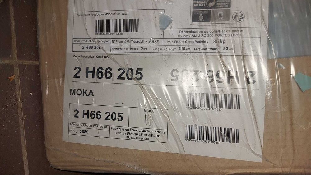 GAMI Conforama – Armário 2 Portas “Moka”, Novo e em Caixa