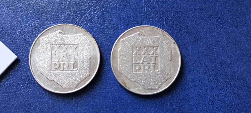 Stare monety 200 zł 1974 zestaw 2 monety PRL srebro