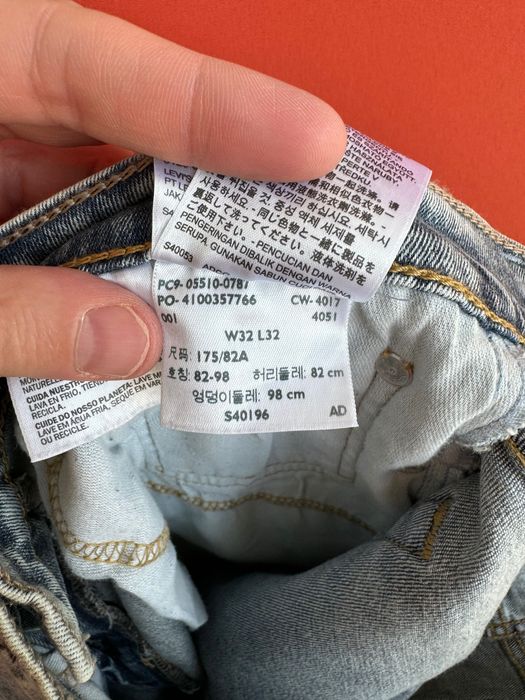 LEVIS LEVI’S 510 Оригінал чоловічі джинси штани розмір 32