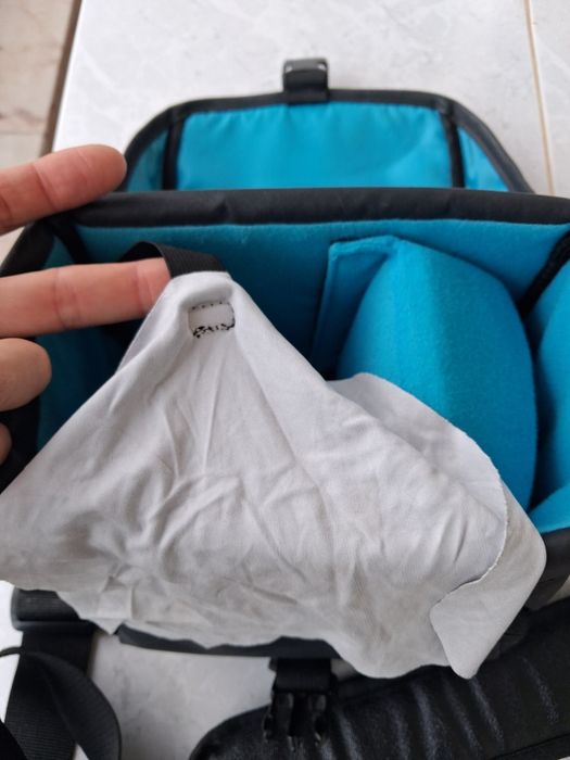 Bolsa transparente máquina fotográfica