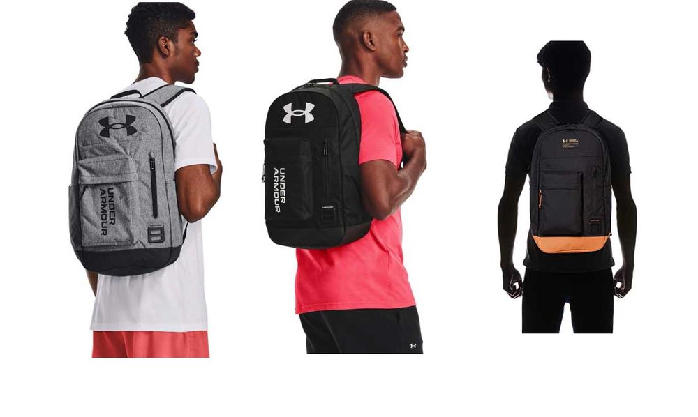 Mochila UNDER ARMOUR nova impermeável preta/cinza/laranja 3 modelos