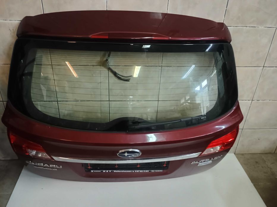Tylna klapa Subaru Outback IV BR 2013r. Lift Bordowa H2Q Kompletna