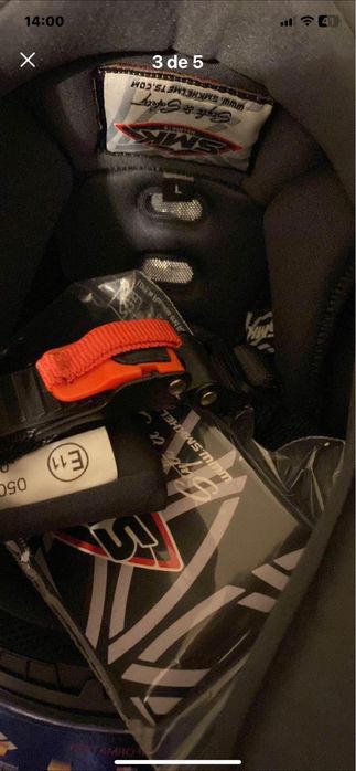 Capacete de mota para  Homem ou Mulher Tamanho L