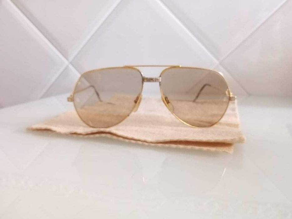 Óculos de sol vintage de luxo Cartier
