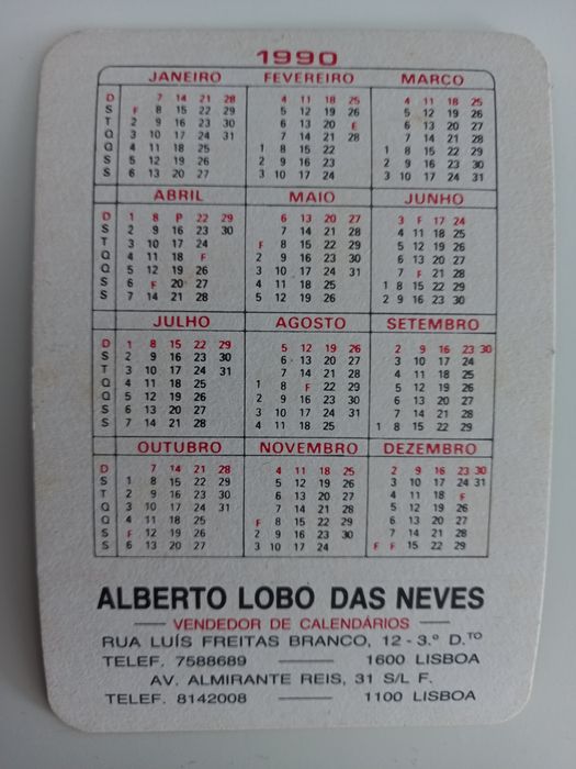 Coleção de 12 Calendários de bolso tema "Carros de Bombeiros"