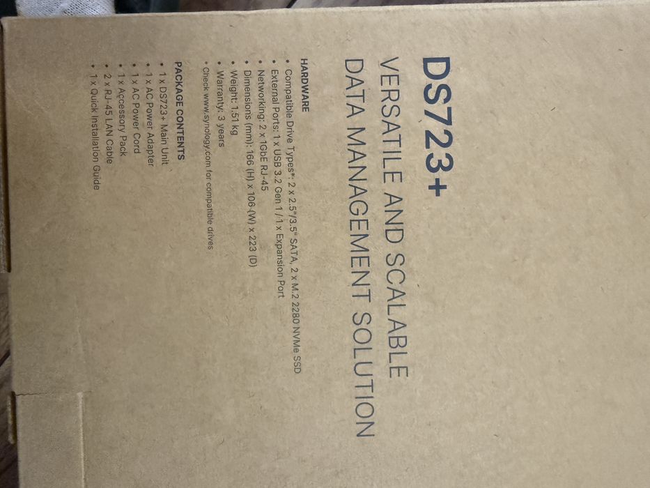 Serwer Plikow Synology NAS DS 723+