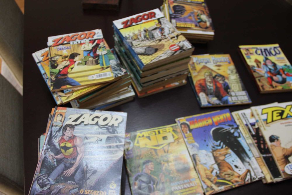 Tex,  Zagor, Mágico Vento, Mister No, Nick Raider, Martin Mystère