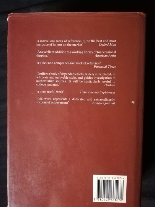 Livro "The Oxford Companion to Art" (portes grátis)