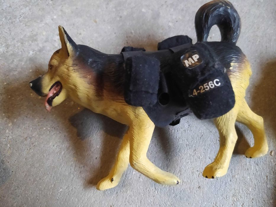 Figura de acção vintage + cão