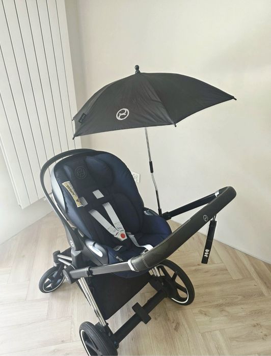 Cybex e-Priam 1.0 Navy Blue 3w1 + bogaty zestaw akcesoriów! Po 1 dziecku!