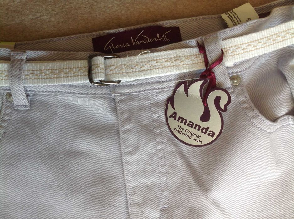 Nowe jeansowe rybaczki capri Gloria Vanderbilt rozm. S