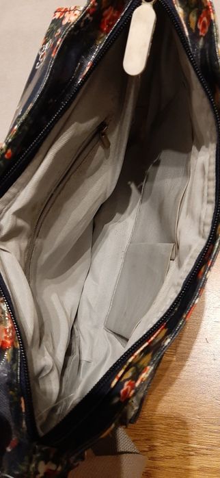 Torba torebka w kwiaty na ramię