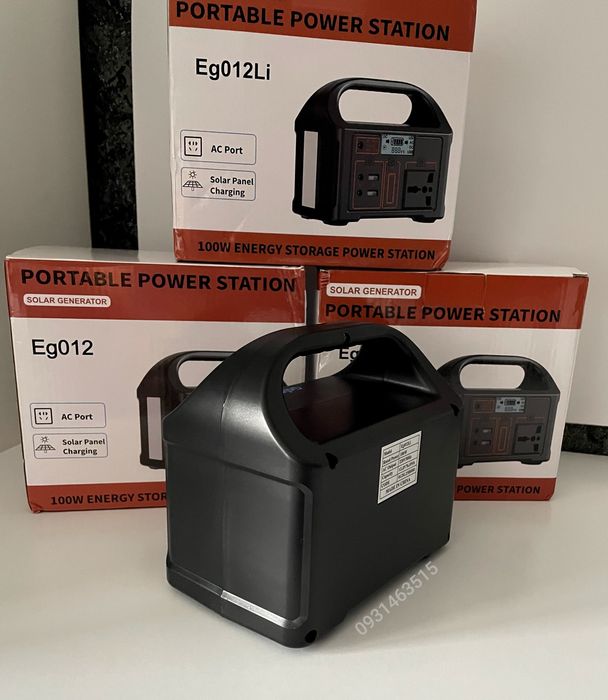 Портативна зарядна станція Eg012Li великий Power Bank павер банк 100W