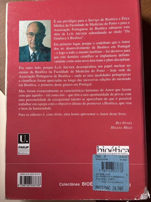 Da genética à bioética - Luis Archer