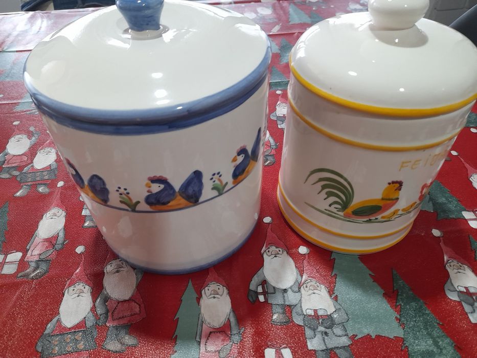 Potes barro com tampa